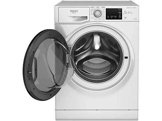 HOTPOINT NDB 964489 WDA a Lave-linge séchant HOTPOINT NDB 964489 WDA IT, chargement frontal, capacité de lavage 9 kg, capacité de séchage 6 kg, 16 programmes, profondeur 54 cm, blanc, classe énergétique A + lot de 4 pieds anti-vibrations KOENIC pour lave-linge + désodorisant d’intérieur MELICONI ECO PARFUM FRESH MUSK