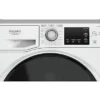 HOTPOINT NDB 964489 WDA k Lave-linge séchant HOTPOINT NDB 964489 WDA IT, chargement frontal, capacité de lavage 9 kg, capacité de séchage 6 kg, 16 programmes, profondeur 54 cm, blanc, classe énergétique A + lot de 4 pieds anti-vibrations KOENIC pour lave-linge + désodorisant d’intérieur MELICONI ECO PARFUM FRESH MUSK
