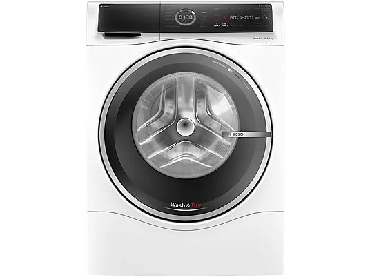 Lave-linge séchant BOSCH WNC254A0IT, chargement frontal, capacité de lavage 10,5 kg, capacité de séchage 6 kg, 18 programmes, profondeur 62,2 cm, blanc, classe énergétique A + lot de 4 pieds anti-vibrations KOENIC pour lave-linge + désodorisant d’intérieur MELICONI ECO PARFUM FRESH MUSK