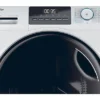 Lave-linge séchant HAIER HWD80-BP14929A-S, chargement frontal, capacité de lavage 8 kg, capacité de séchage 5 kg, 15 programmes, profondeur 53 cm, blanc, classe énergétique A + lot de 4 pieds anti-vibrations KOENIC pour lave-linge + parfum MELICONI ECO PARFUM MUSC FRAIS