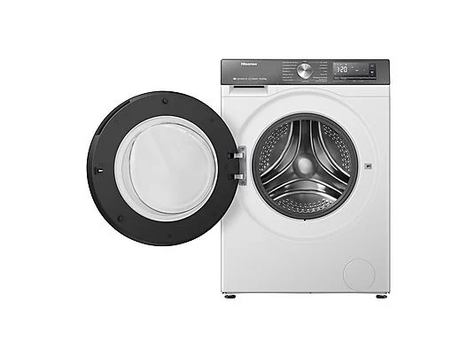 Lave-linge séchant HISENSE WD3S1043BW7 a Lave-linge séchant HISENSE WD3S1043BW7, chargement frontal, capacité de lavage 10,5 kg, capacité de séchage 6 kg, 19 programmes, profondeur 59 cm, blanc/argent, classe énergétique A + lot de 4 pieds anti-vibrations KOENIC pour lave-linge + désodorisant d’intérieur MELICONI ECO PARFUM FRESH MUSK