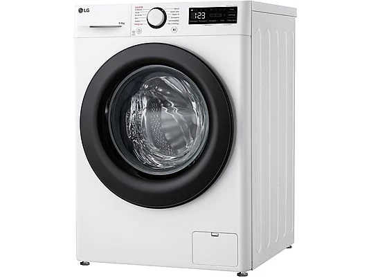 Lave-linge séchant LG AI DD D4R3009NSWB b Lave-linge séchant LG AI DD D4R3009NSWB, chargement frontal, capacité de lavage 9 kg, capacité de séchage 6 kg, 12 programmes, profondeur 56,5 cm, blanc, classe énergétique A + lot de 4 pieds anti-vibrations KOENIC pour lave-linge + désodorisant d’intérieur MELICONI ECO PARFUM FRESH MUSK