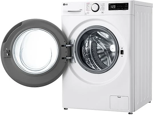 Lave-linge séchant LG AI DD D4R3009NSWB ep Lave-linge séchant LG AI DD D4R3009NSWB, chargement frontal, capacité de lavage 9 kg, capacité de séchage 6 kg, 12 programmes, profondeur 56,5 cm, blanc, classe énergétique A + lot de 4 pieds anti-vibrations KOENIC pour lave-linge + désodorisant d’intérieur MELICONI ECO PARFUM FRESH MUSK