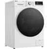 Lave-linge séchant LG AI DD D4R7011TSWG a Lave-linge séchant LG AI DD D4R7011TSWG, chargement frontal, capacité de lavage 11 kg, capacité de séchage 6 kg, 13 programmes, profondeur 56,5 cm, blanc, classe énergétique A + lot de 4 pieds anti-vibrations KOENIC pour lave-linge + désodorisant d’intérieur MELICONI ECO PARFUM FRESH MUSK