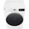 Lave-linge séchant LG AI DD D4R7011TSWG j Lave-linge séchant LG AI DD D4R7011TSWG, chargement frontal, capacité de lavage 11 kg, capacité de séchage 6 kg, 13 programmes, profondeur 56,5 cm, blanc, classe énergétique A + lot de 4 pieds anti-vibrations KOENIC pour lave-linge + désodorisant d’intérieur MELICONI ECO PARFUM FRESH MUSK