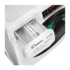 Laveuse-sécheuse CANDY CSOW41076TWMB8-S nb Laveuse-sécheuse CANDY CSOW41076TWMB8-S, chargement frontal, capacité de lavage 10 kg, capacité de séchage 7 kg, 17 programmes, profondeur 58 cm, blanc et noir, classe énergétique A + lot de 4 pieds anti-vibrations KOENIC pour lave-linge + désodorisant d’intérieur MELICONI ECO PARFUM FRESH MUSK