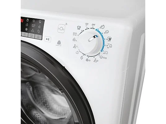 Laveuse-sécheuse CANDY CSOW41076TWMB8-S p Laveuse-sécheuse CANDY CSOW41076TWMB8-S, chargement frontal, capacité de lavage 10 kg, capacité de séchage 7 kg, 17 programmes, profondeur 58 cm, blanc et noir, classe énergétique A + lot de 4 pieds anti-vibrations KOENIC pour lave-linge + désodorisant d’intérieur MELICONI ECO PARFUM FRESH MUSK