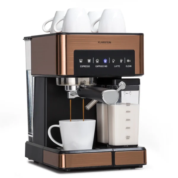 Arabica 1350W Machine à café expresso Klarstein Arabica 1350W 20 bars en cuivre