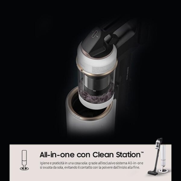 Aspirateur Samsung BESPOKE JET 2.0 PET VS20B95823W Blanc brumeux