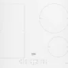 Beko HII64200FMTW 60 cm Plaque de cuisson à induction encastrable Beko HII64200FMTW 60 cm, blanche, 4 zones