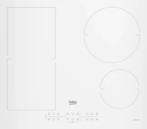 Plaque de cuisson à induction encastrable Beko HII64200FMTW 60 cm, blanche, 4 zones