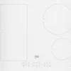Beko HII64200FMTW 60 cm A Plaque de cuisson à induction encastrable Beko HII64200FMTW 60 cm, blanche, 4 zones