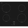 Bosch Série 2 PUG611AA5E Plaque de cuisson à induction Bosch Série 2 PUG611AA5E noire 60 cm avec 4 zones de cuisson