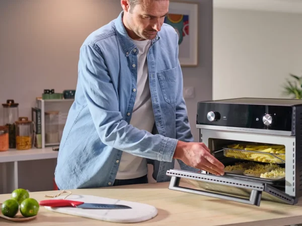 Friteuse à air chaud TEFAL Easy Fry 20L FW6058 Noir