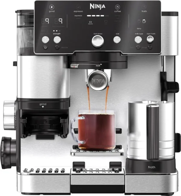 Machine à expresso et à café filtre 2 en 1 Ninja ES501EU Luxe Essential