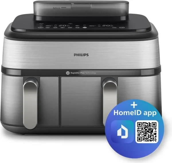 Friteuse à air chaud Philips Série 5000, 9 L, 1,4 kg, Rapid Air, 40 °C, 200 °C