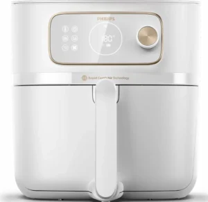 Friteuse à air chaud Philips HD9876/20, 8,3 L, autonome, 2200 W, blanche