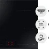 Plaque à induction Samsung NZ64B5045GK 60 cm Slim Fit Flex Zone, 4 zones de cuisson, limiteur de puissance WiFi