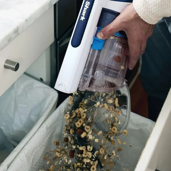 Aspirateur balai Shark IZ380EU, sans sac, métallisé, bleu marine, 0,7 l, plastique, aluminium